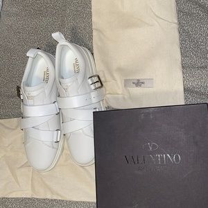 White Valentino Men Sneakers - Comes with box